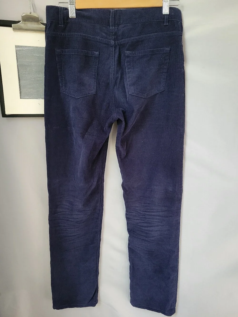 Lands' End Boys Cord 5 Pocket Pants Navy Blue 16
